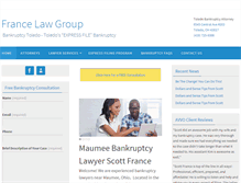 Tablet Screenshot of bankruptcymaumee.com